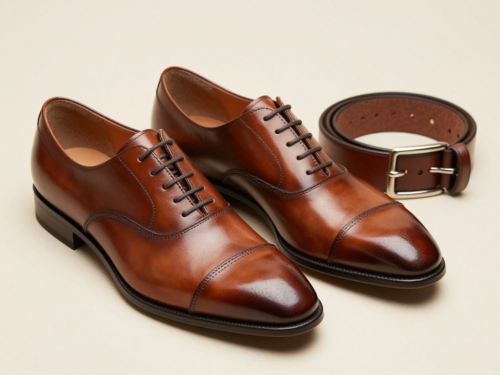 Eleganckie buty i pasek do garnituru przy sukni ecru, pokazujące jakie dodatki do sukienki ecru