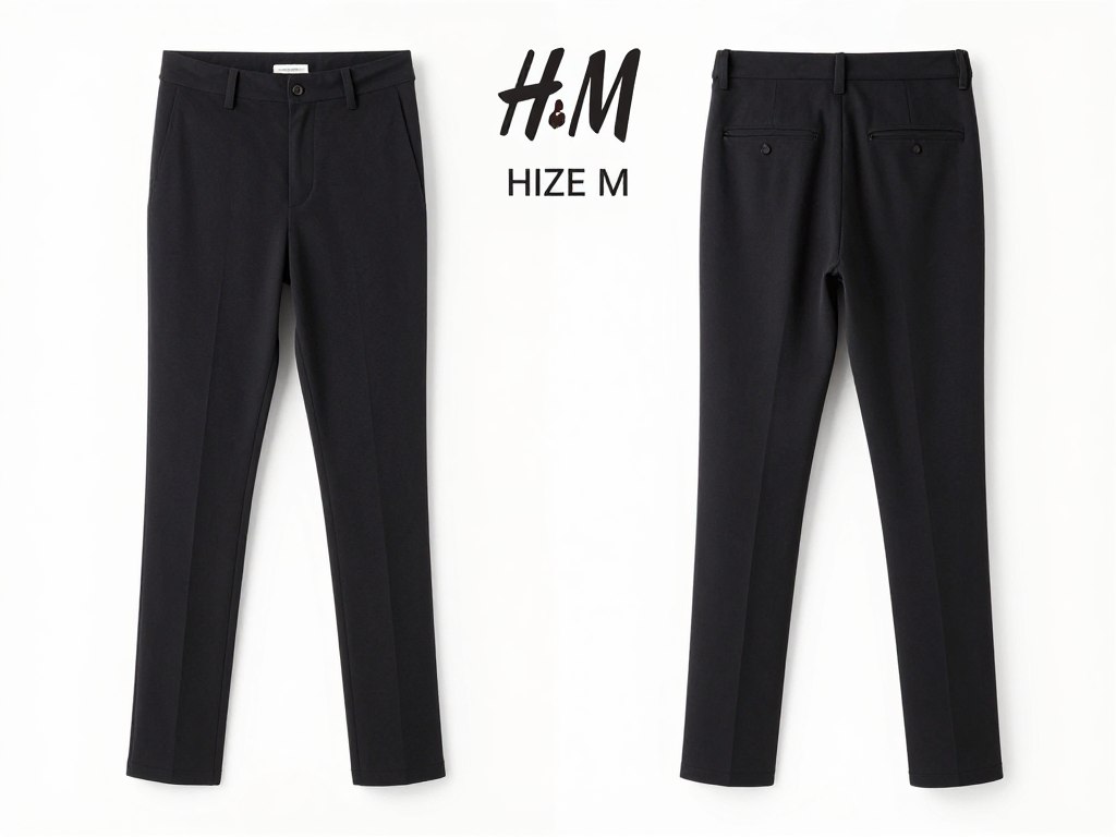 Porównanie spodni H&M z elastanem i bez elastanu w rozmiarze M