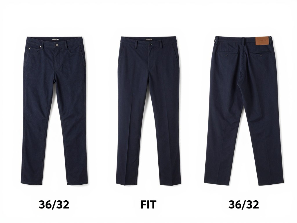 Różne kroje spodni w rozmiarze 36/32: slim fit, regular fit i relaxed fit